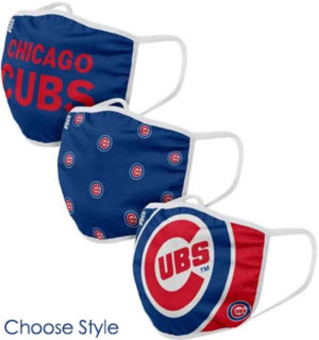 Picture 1 of Chicago Cubs Face Mask