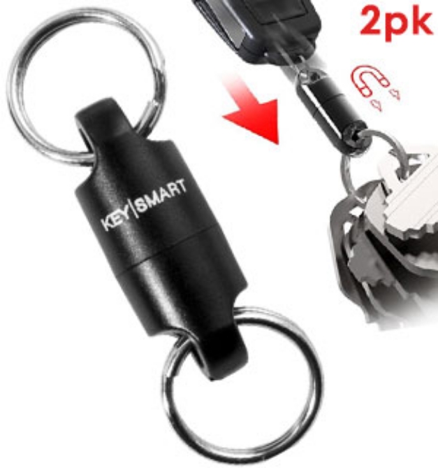 Picture 1 of MagConnect 2pk: Magnetic Detachable Keychains