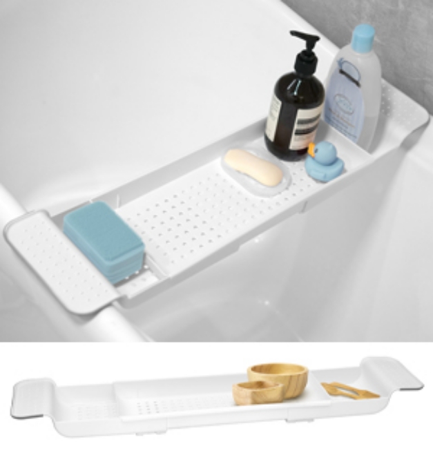 Picture 1 of Extendable Bathtub Caddy and Organizer by FineLife Products