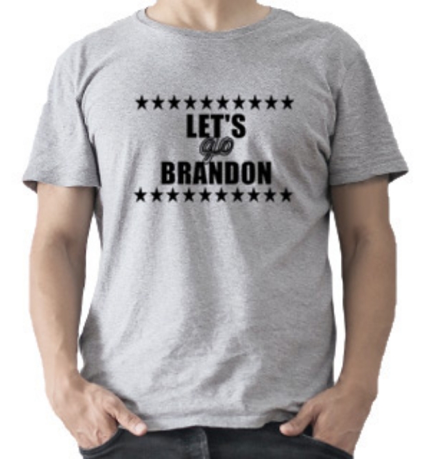 Picture 1 of Let's Go Brandon Patriotic<br />Cotton Unisex T-Shirt