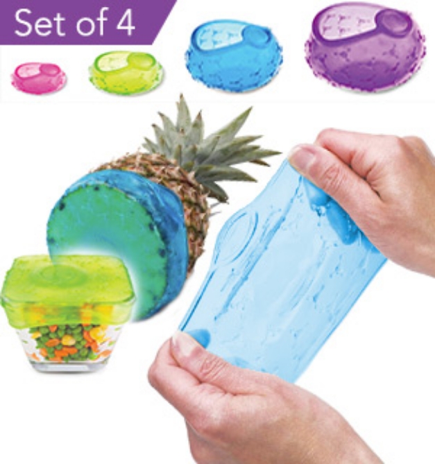 Picture 1 of CoverBlubber: Super Stretchy Food Savers 4pk