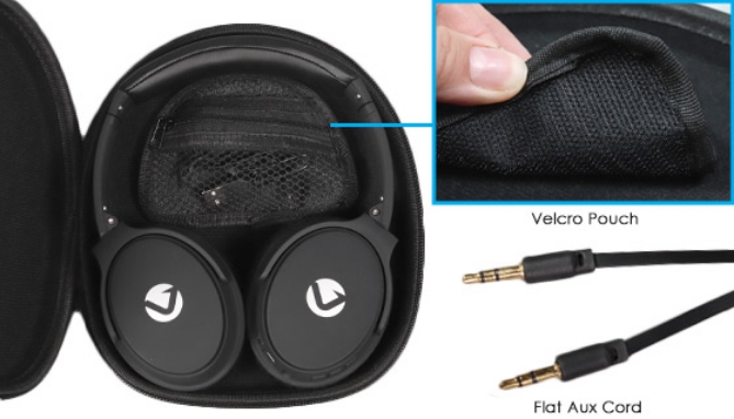 Picture 2 of Sonus Active Noise Cancelling Headphones with Carrying Case