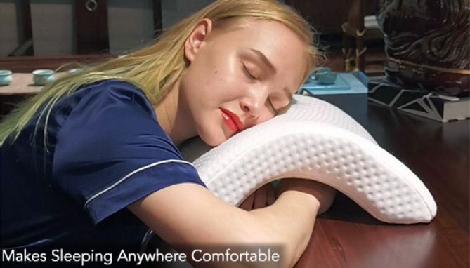 Picture 2 of 6 in 1 Pressure-Free Arch Pillow w/ Memory Foam