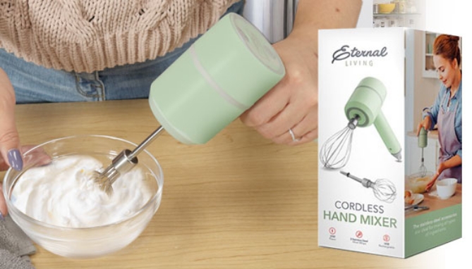 Click to view picture 2 of 3 Speed Cordless Hand Mixer