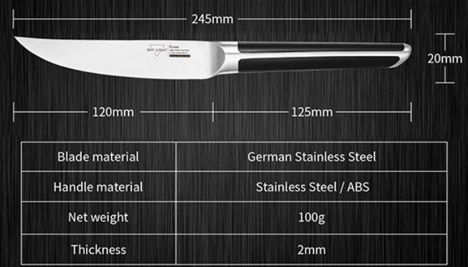 Picture 7 of German Stainless Steel Steak Knives: Set of 6