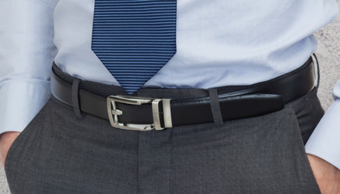 Picture 2 of The Perfect Fit No-Hole<br />Ratcheting Belt