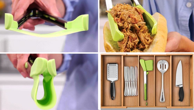 Click to view picture 3 of Clever Tongs - The Ultimate 2-in-1 Kitchen Helper