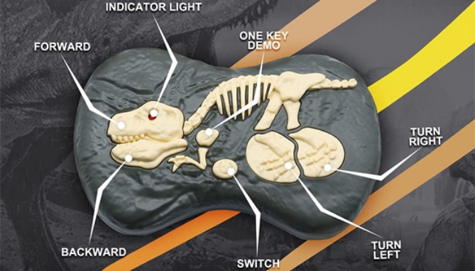 Picture 9 of Walking RC Velociraptor Dinosaur with Sound and Light