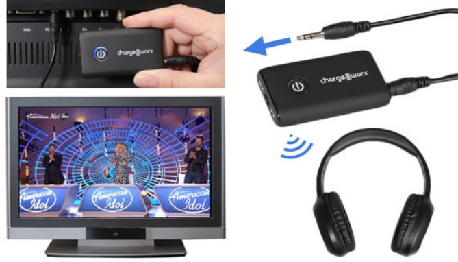 Picture 2 of 2-in-1 Wireless Audio Adapter: Bluetooth Transmitter and Receiver