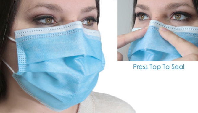 Click to view picture 3 of 3-Layer Non-Medical (Disposable) Face Masks (10, 30 or 50 Packs)