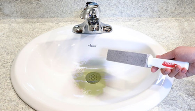 Picture 2 of Pumice Stone Cleaner: Removes Tough Stains from Toilets, Tile, Sink, and more...