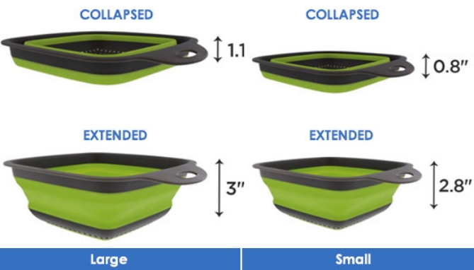 Picture 2 of Collapsible Colander 2-Piece