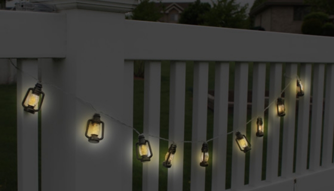 Picture 3 of 10 Mini LED Lantern String Lights
