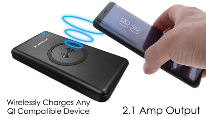 Click to view picture 7 of 10,000mAh Wireless Charger Power Bank with USB Outlet