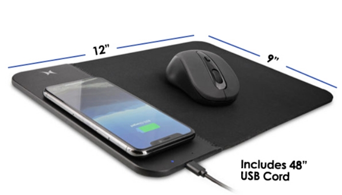 Picture 3 of Wireless Charging Desktop Mousepad