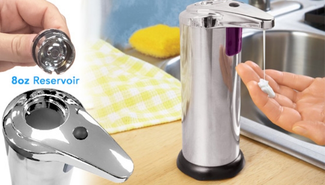 Click to view picture 5 of Stainless-Steel Touchless Soap Dispenser