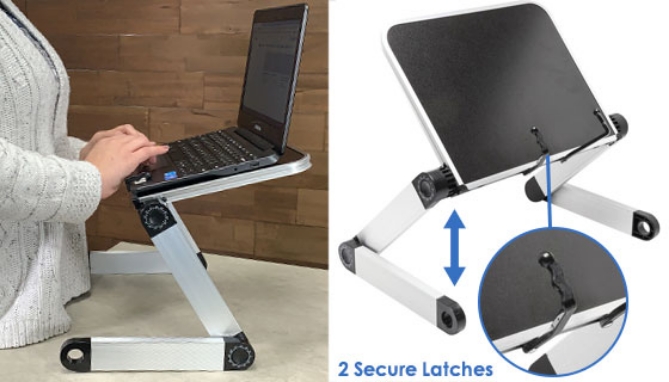 Picture 2 of Table Tech Buddy Adjustable Laptop Desk