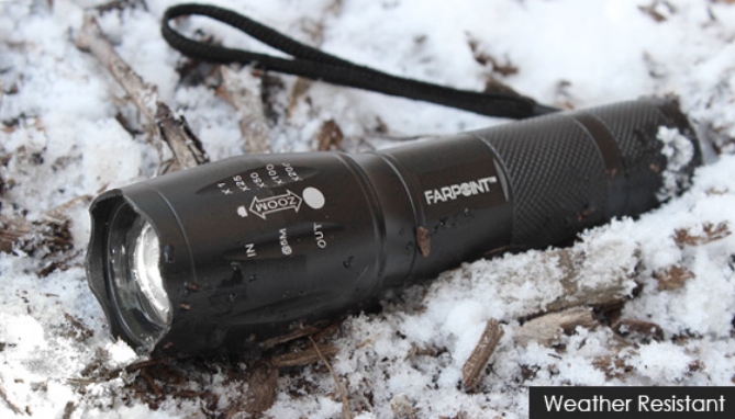 Picture 2 of Farpoint 350 Lumen Tactical Flashlight 2-Pack - Like on TV but 1/2 the Price