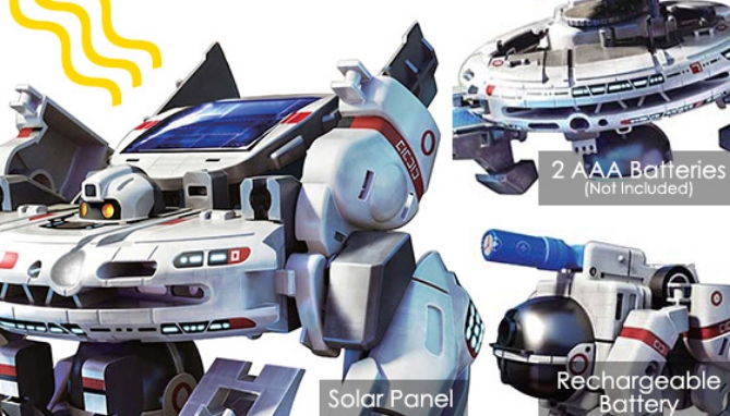 Click to view picture 4 of 6 in 1 Changeable Solar Space Fleet Robotics Kit