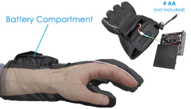Click to view picture 7 of Battery Operated Heated Gloves - Unisex
