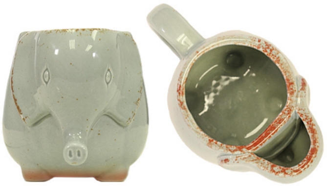 Picture 3 of Ceramic Elephant Tea Mug - 2pk