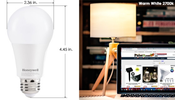 Picture 2 of 3 PK Honeywell 60w Equivalent LED Bulb