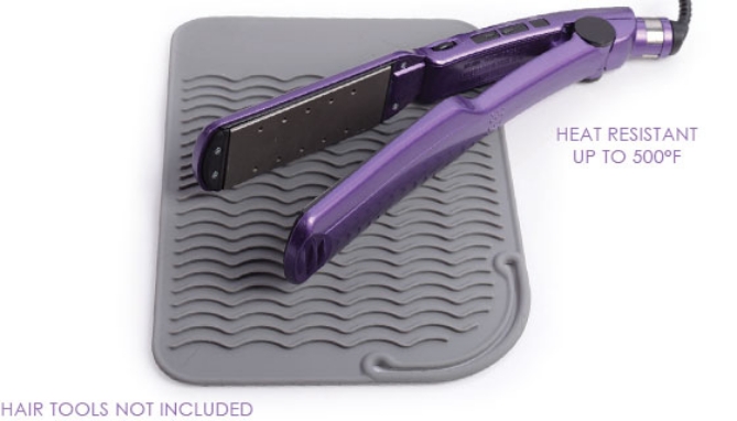 Picture 2 of Silicone Heat Resistant Mat for Hot Styling Tools