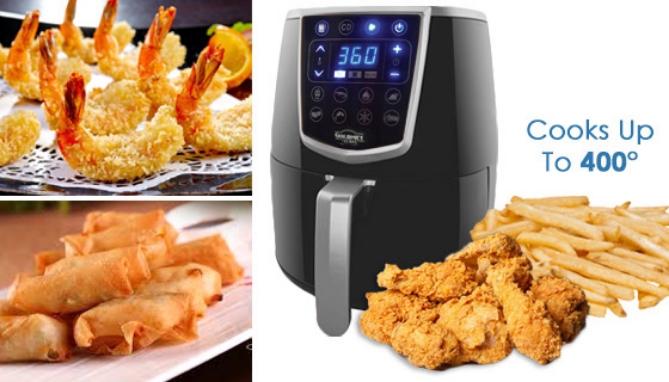 Picture 4 of Gourmet Trends 4.0qt Digital Air Fryer