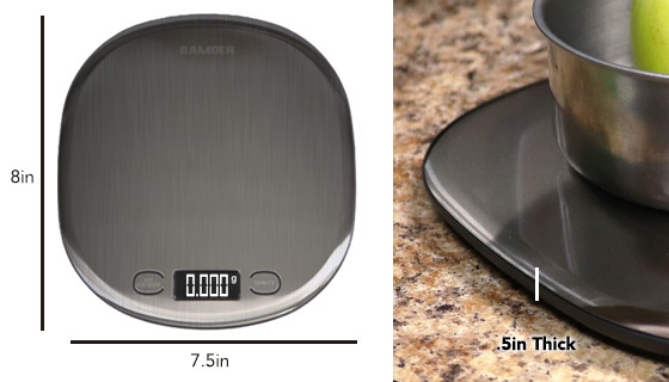 Click to view picture 2 of Stainless Steel Digital Kitchen Scale