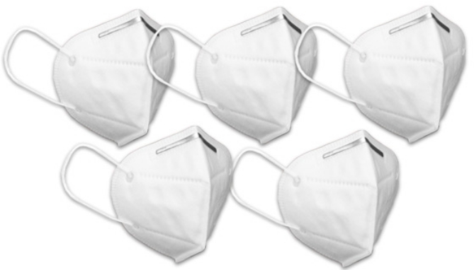 Click to view picture 7 of KN95 5-Layer Protective Respirator Masks: 5pk