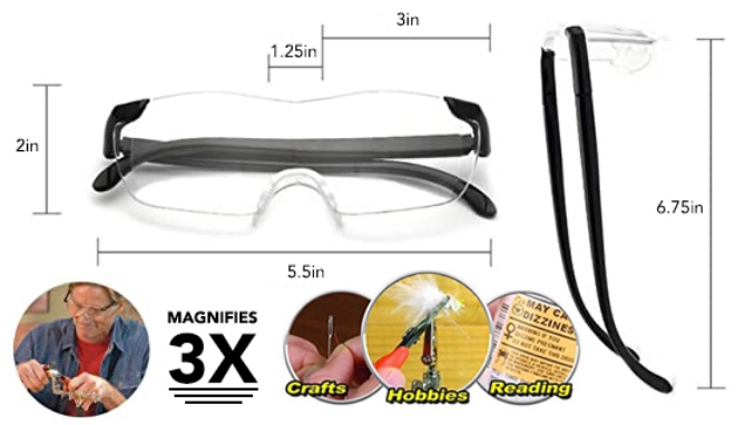 Picture 6 of Big Vision Magnifying Glasses - Slightly Irregular
