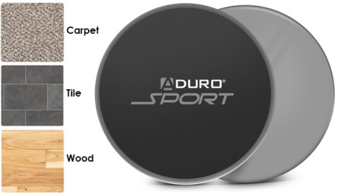 Picture 3 of Dual Sided Exercise Gliding Discs by Aduro Sports