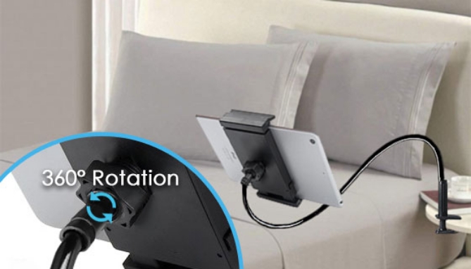 Picture 3 of Hands-Free Universal Adjustable 2 in 1 Smartphone/Tablet Stand