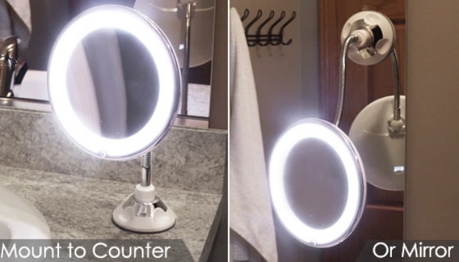 Picture 8 of Flexible Light Up Stretch Magnification Mirror
