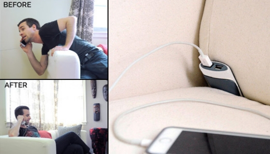 Couchlet - The Portable, Dual USB Outlet