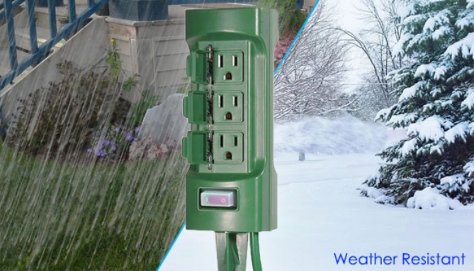 Click to view picture 2 of 6 Outlet Outdoor Ground Socket