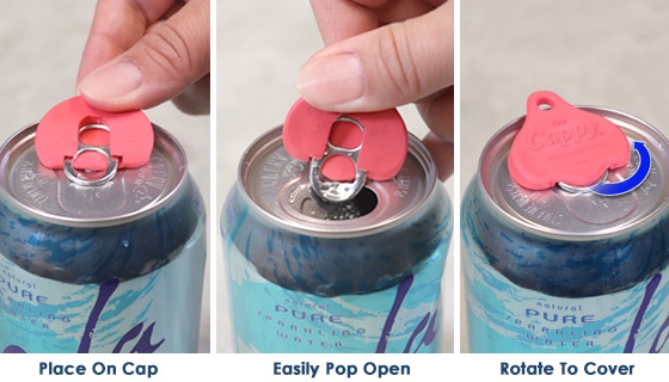 Click to view picture 4 of The Cappy: A Soda Can's Best Friend 12PK