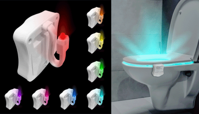 Picture 2 of Color Changing LED Toilet Light - 2-Pack