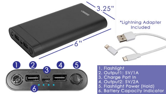 Picture 4 of 16000 Power Bank by Instacharge