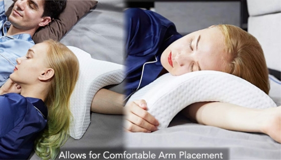 6 in 1 Pressure-Free Arch Pillow w/ Memory Foam