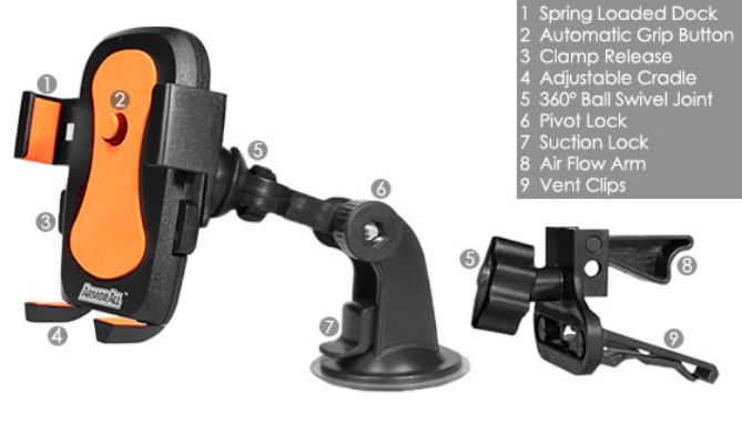 Picture 3 of 3-in-1 Suction Cup Phone Mount by Armor All