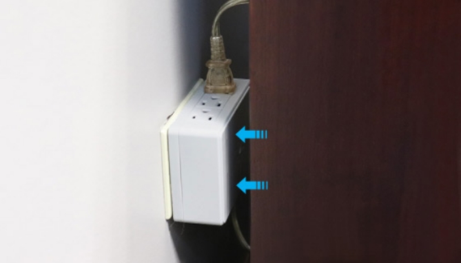 Picture 2 of 6 Way Sideway Electric Outlet Multiplier 2-Pack- Never Block An Outlet Again!