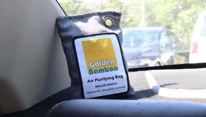 Picture 2 of Golden Bamboo Charcoal Air Purifying Bags
