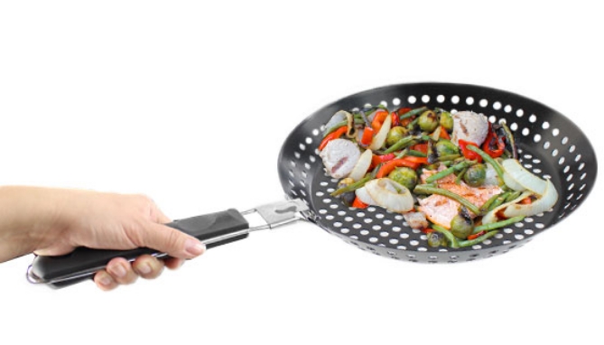 Picture 3 of Grilling Skillet w/ Removable Handle