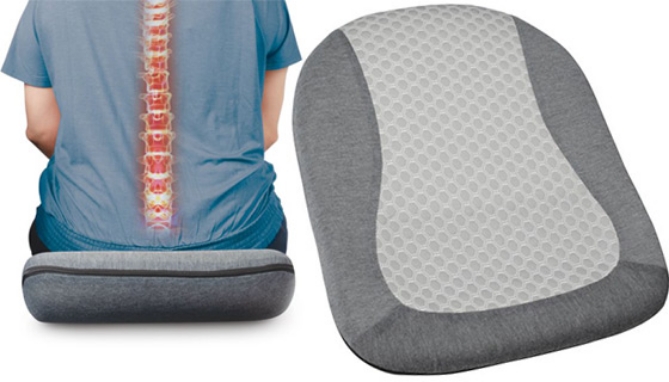 Picture 2 of High-Density Memory Foam 2-in-1 Posture Support Cushion