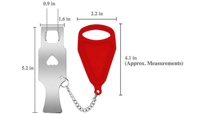 Picture 3 of The Portable Door Lock For Home, Travel, AirBNB, And More