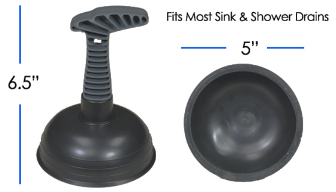 Picture 3 of Mini Drain Plunger for Sinks & Tubs