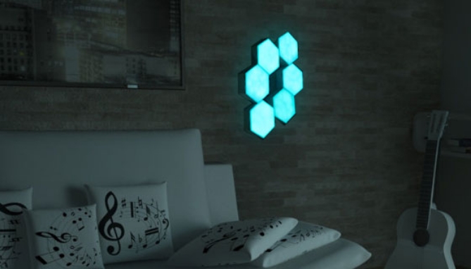 Picture 4 of Hexalite Color Touch-Panel Lights with Remote 3pk