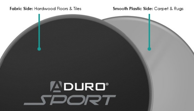 Picture 4 of Dual Sided Exercise Gliding Discs by Aduro Sports