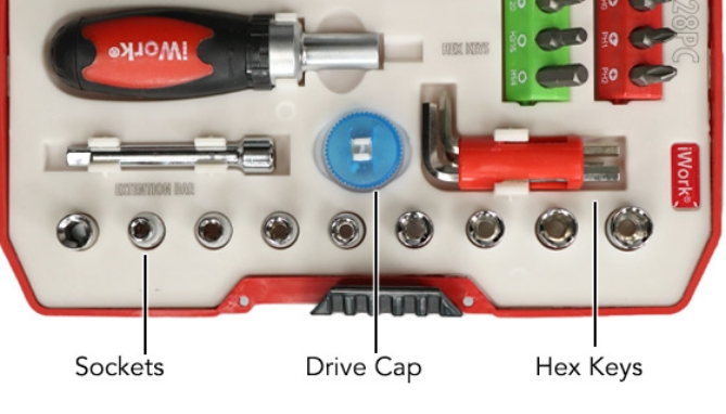 Picture 4 of 28PC Socket & Ratchet Set